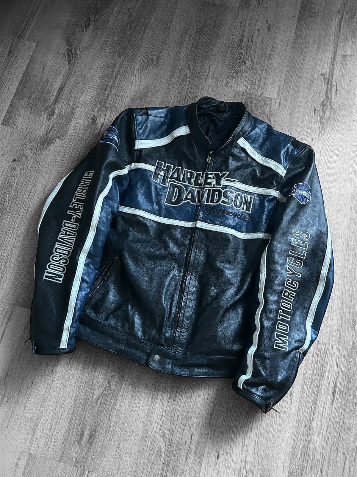 Harley Davidson Vintage leather jacket - drip usa avant gard