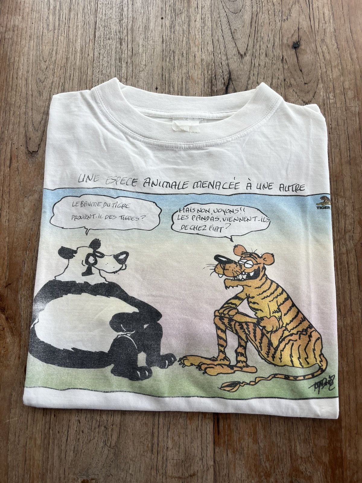 Vintage Vintage TIGER BALM Promo company Funny Art 90’s T-shirt Size US L / EU 52-54 / 3 - 1 Thumbnail