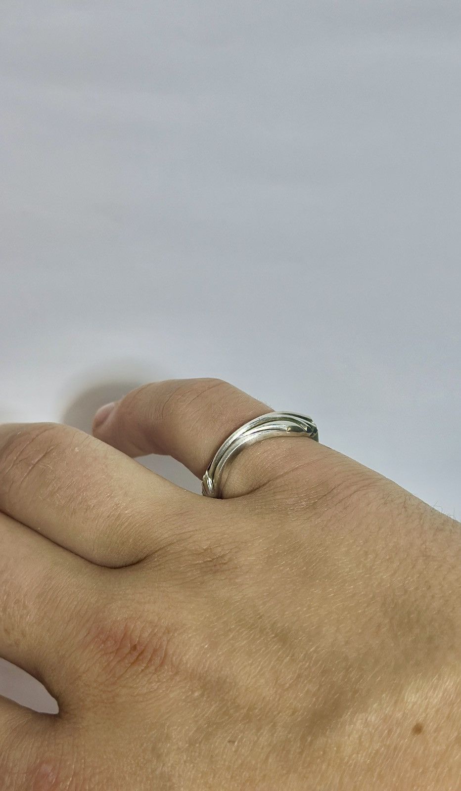 Other Vintage Hand-crafted Silver Ring x Pure Silver Size ONE SIZE - 1 Thumbnail