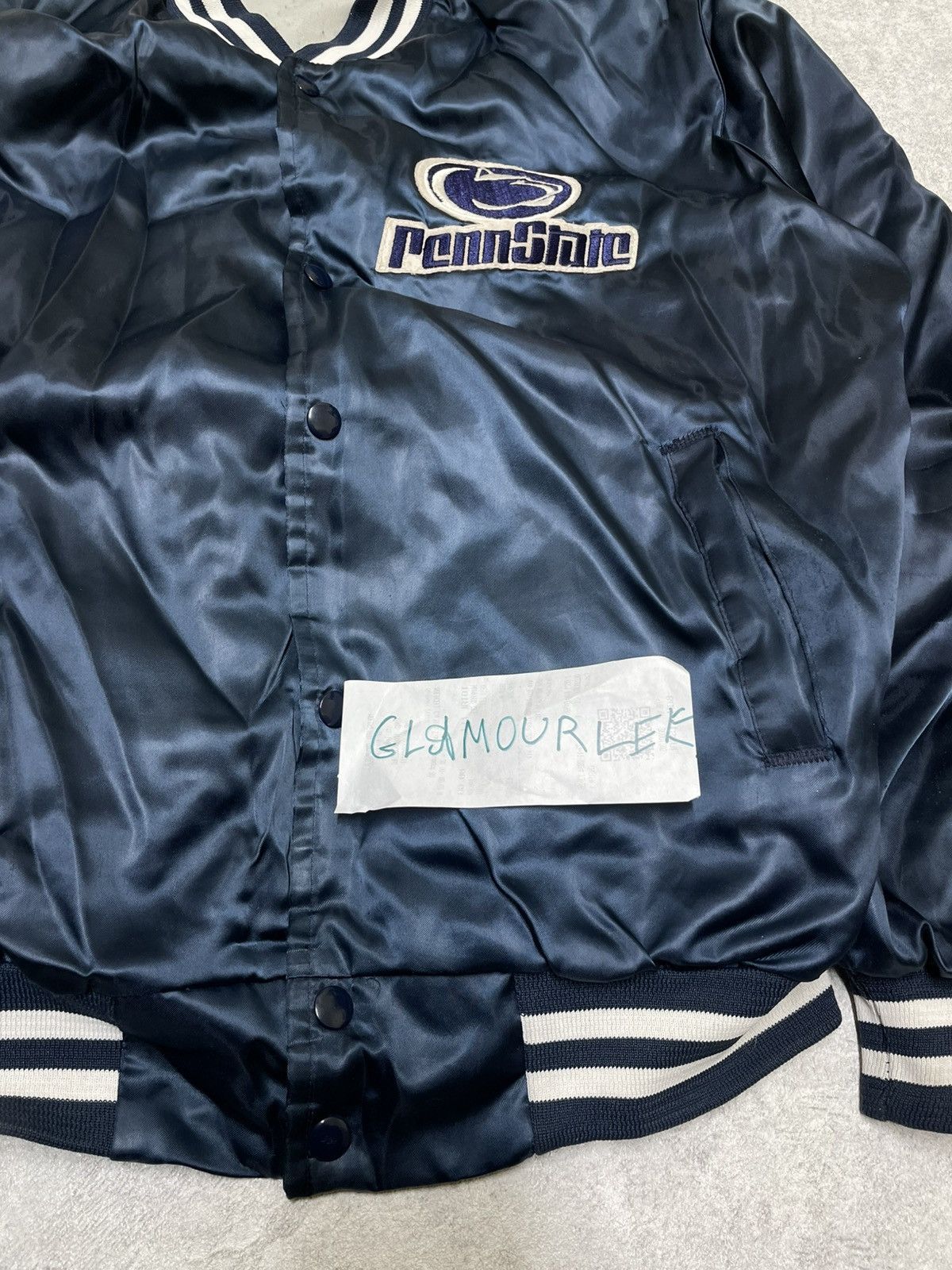 Chalk Line × Russell Athletic Penn State Nitty Lions Vintage 80s Chalk Line Bomber Jacket Size US M / EU 48-50 / 2 - 6 Thumbnail