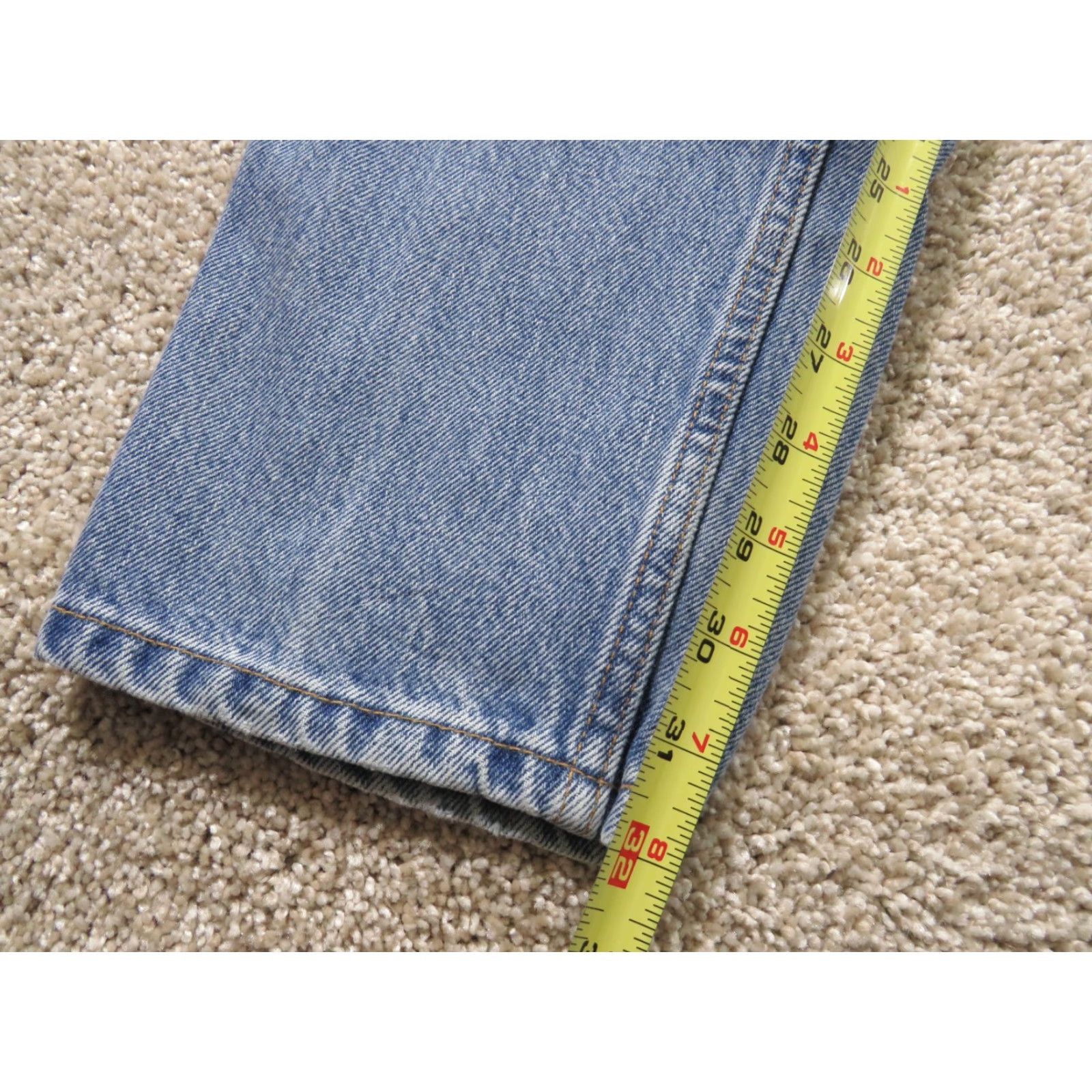 Levi's VINTAGE Levi's 550 Jeans Denim 12 Reg Blue Slim Straight Inseam 32 Women Size 34" / US 12 / IT 48 - 6 Thumbnail