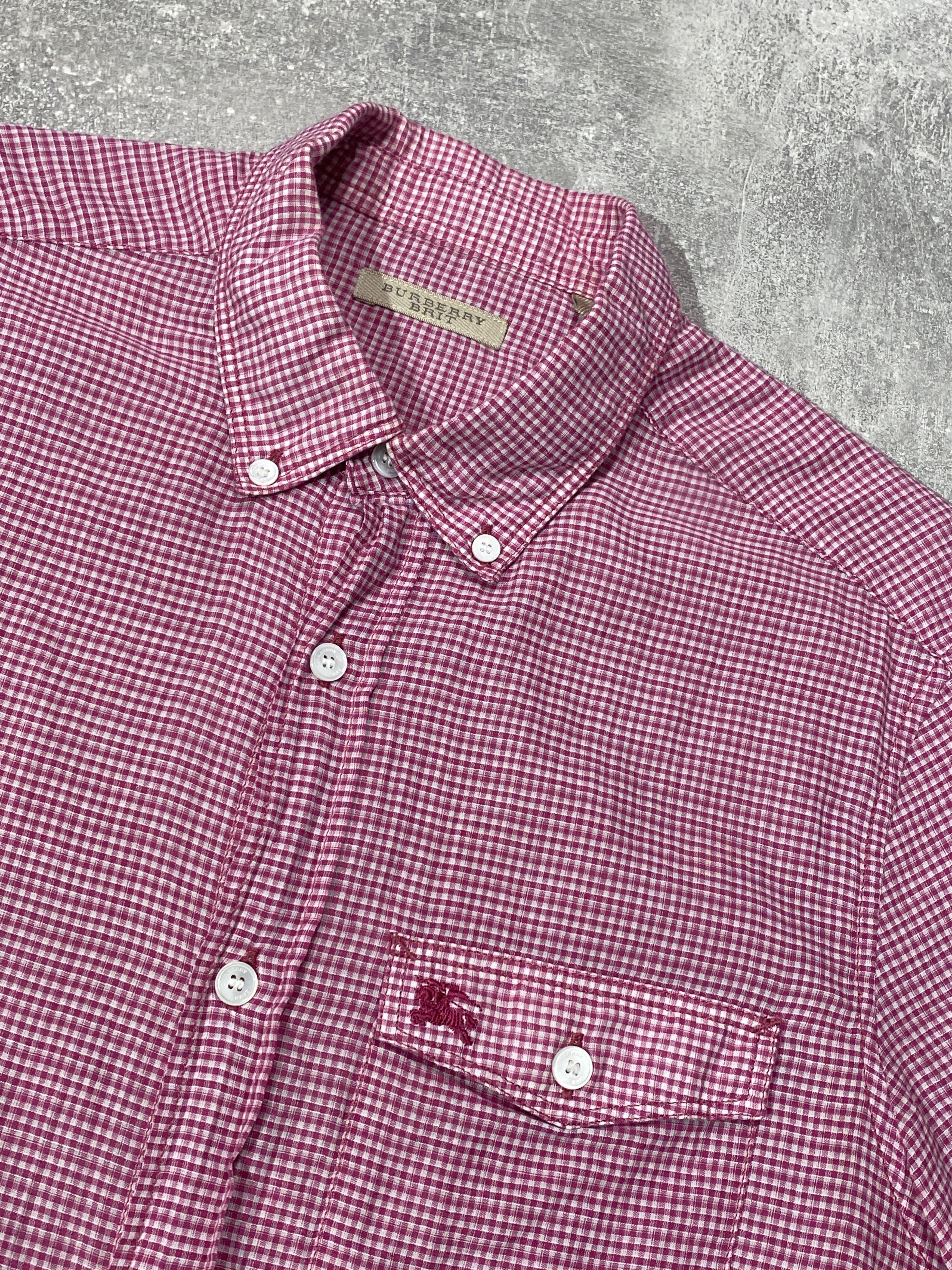 Burberry Vintage 00s Burberry Brit Checkered Shirt Size US S / EU 44-46 / 1 - 4 Thumbnail