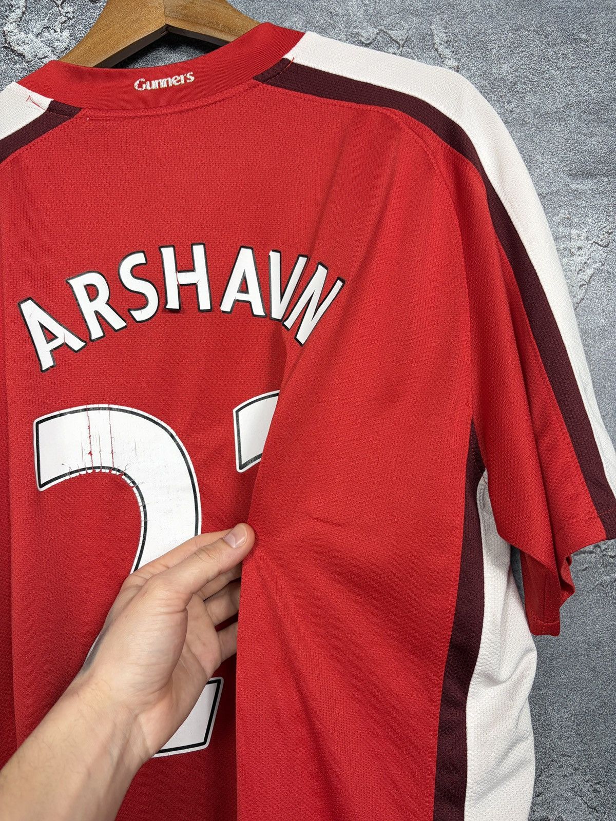 Nike Vintage 2008 Nike Arsenal #23 Arshavin Jersey T-shirt Size US XL / EU 56 / 4 - 18 Thumbnail