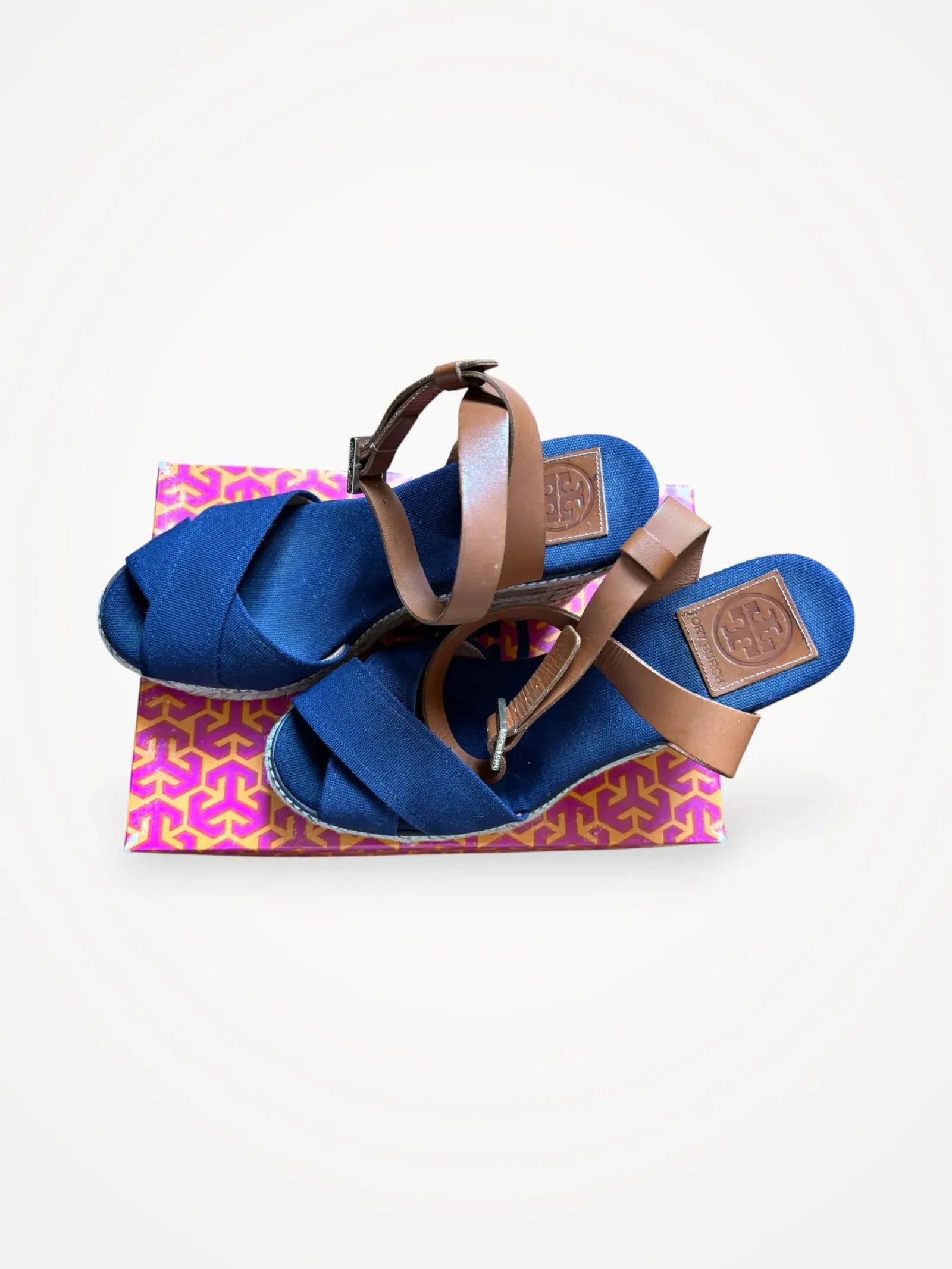 Tory Burch Tory Burch Bernadine espadrille Sandals Size US 10 / IT 40 - 1 Thumbnail