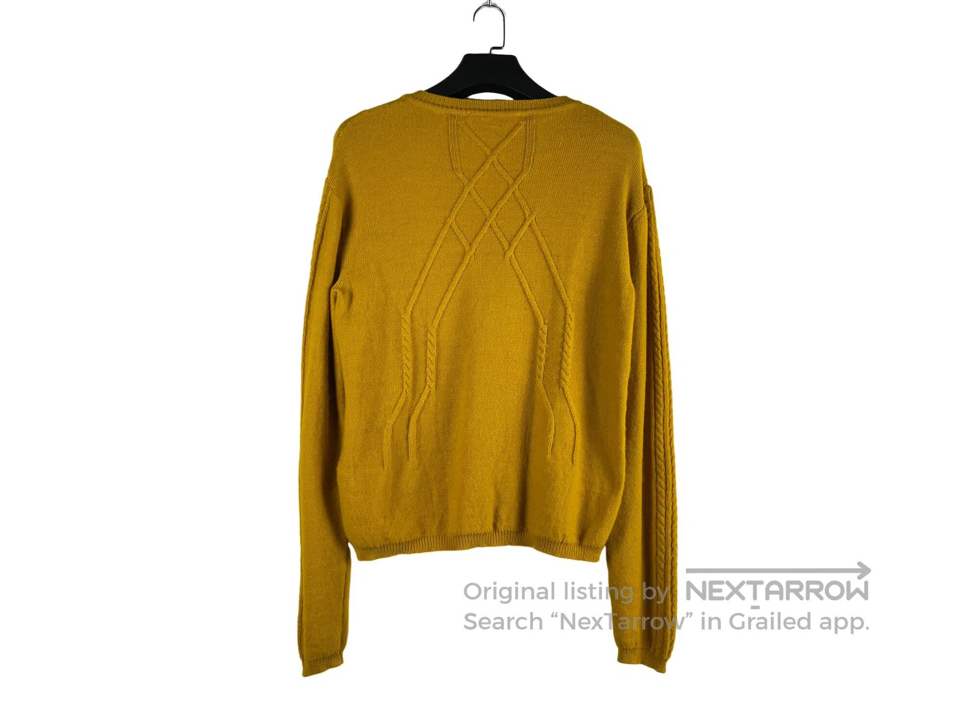 Kiko Kostadinov Kiko Kostadinov Mustard Yellow Tie-dyed Knit Sweater Size US S / EU 44-46 / 1 - 2 Thumbnail