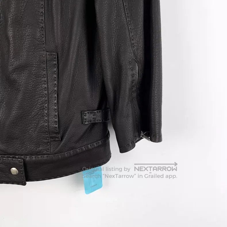 Fendi Fendi Black zipper leather jacket Size XS / US 0-2 / IT 36-38 - 4 Thumbnail