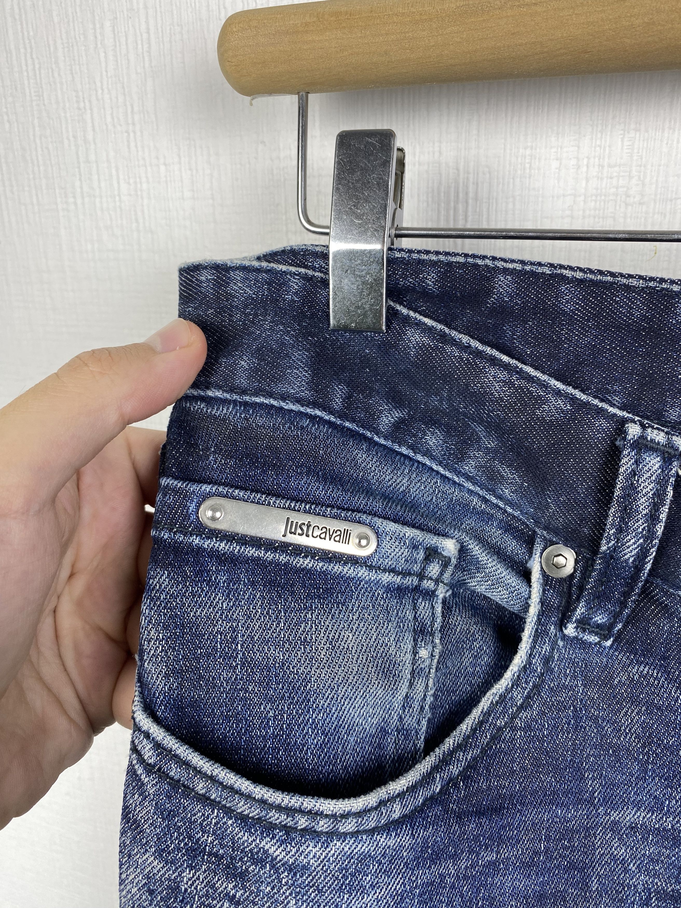 Roberto Cavalli Just Cavalli Washed Men Denim size 33 Size US 33 - 4 Thumbnail