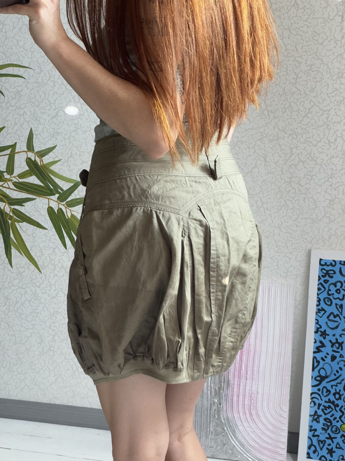 Marithe + Francois Girbaud VINTAGE MARITHE FRANCOIS GIRBAUD AVANT GARDE MINI SKIRT Size 28" / US 6 / IT 42 - 2 Thumbnail