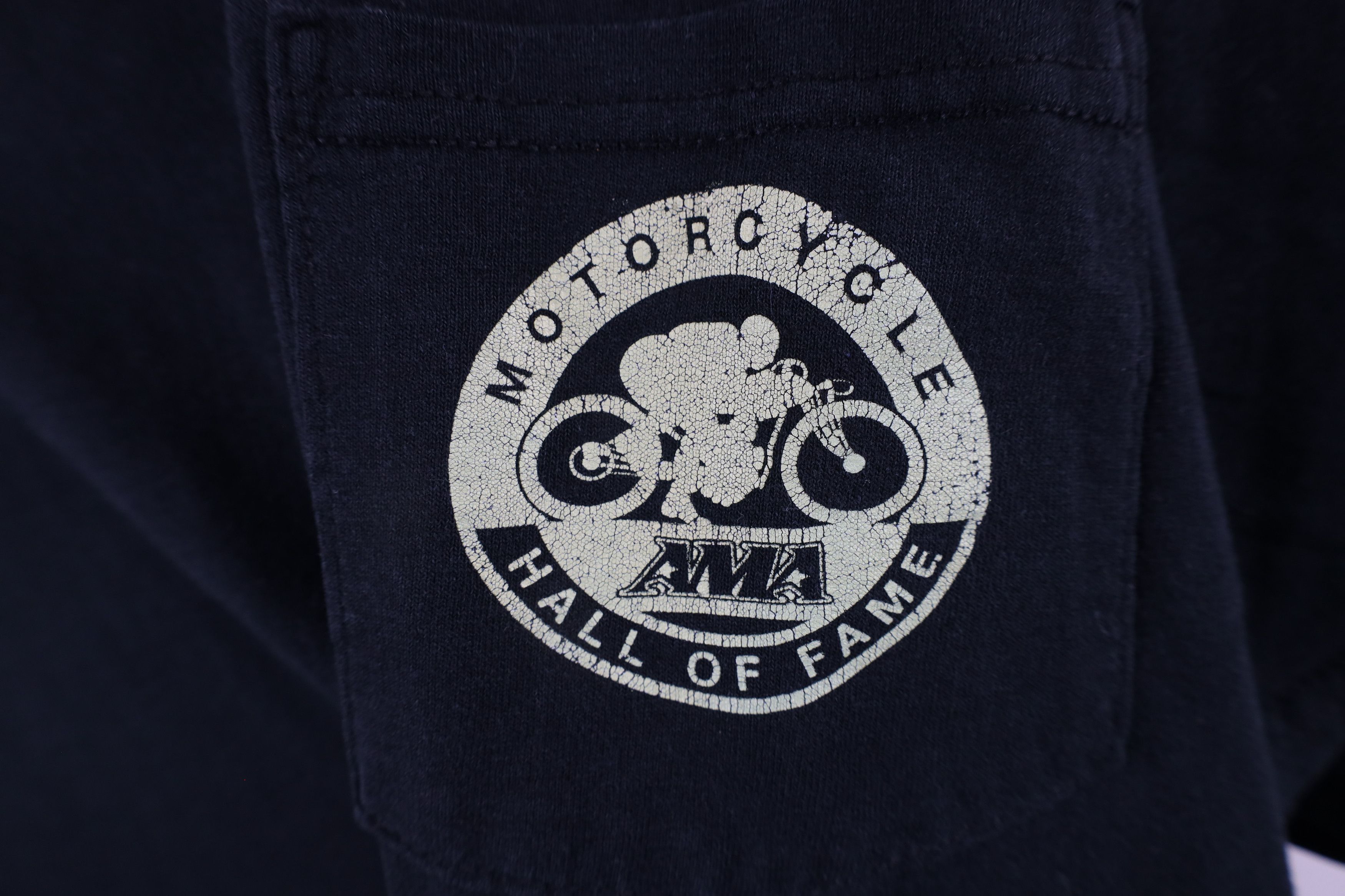Vintage Vintage Out AMA Motorcycle Hall of Fame Pocket T-Shirt Black Size US XXL / EU 58 / 5 - 4 Thumbnail