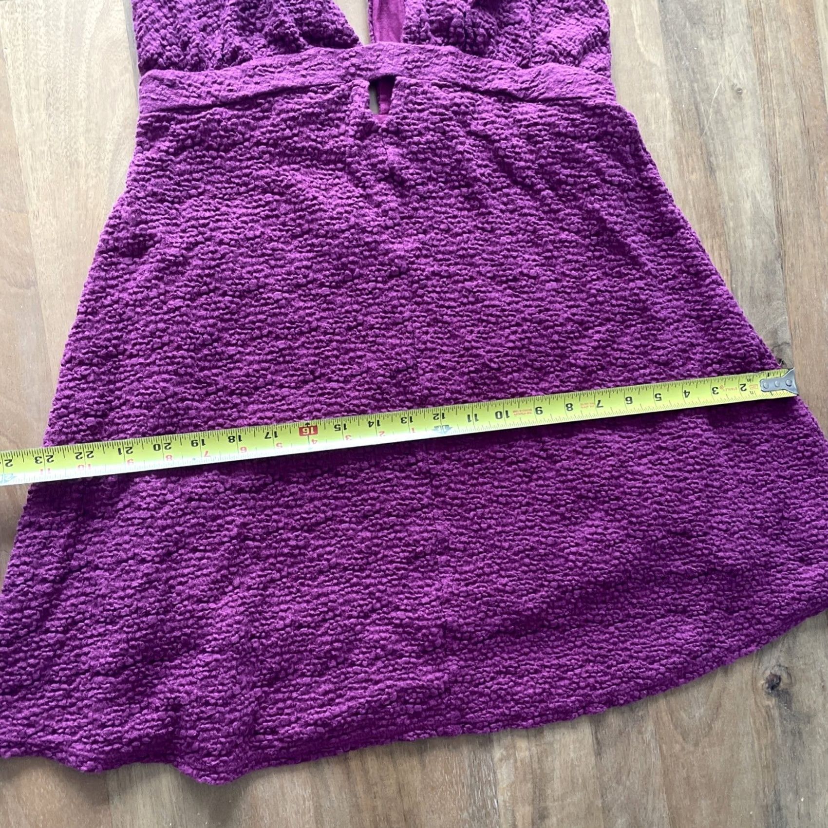 Free People Free People Amelia Jacquard Mini Dress Womens M Dark Pink V-Neck Sleeveless Pullover Short Beach Bohemian Summer Spring Fashion Dress Size M / US 6-8 / IT 42-44 - 7 Thumbnail