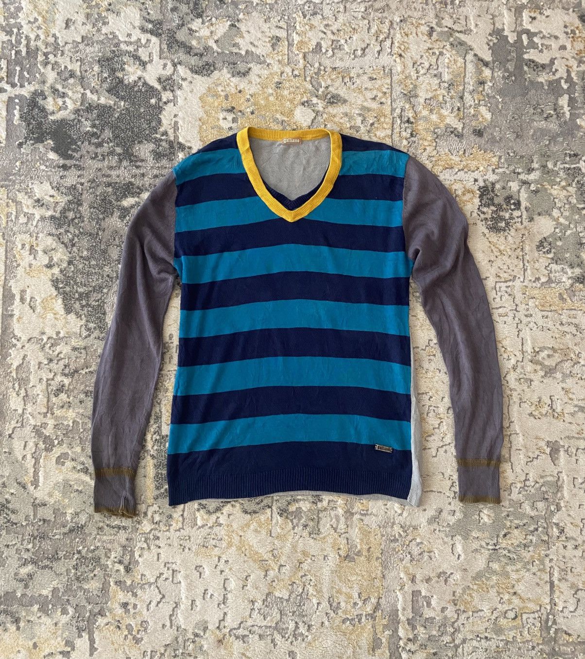 John Galliano STRIPED PULL SWEATER Size US M / EU 48-50 / 2 - 1 Thumbnail