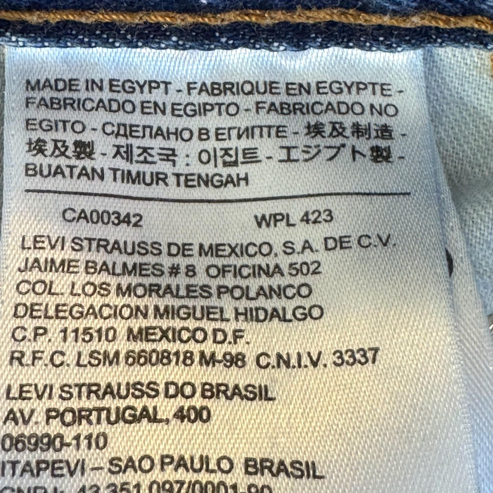 Levi's Levi's 550 Jeans Mens 42x32 Blue Relaxed Fit Tapered Leg Denim High Rise Classic Size US 42 / EU 58 - 4 Thumbnail