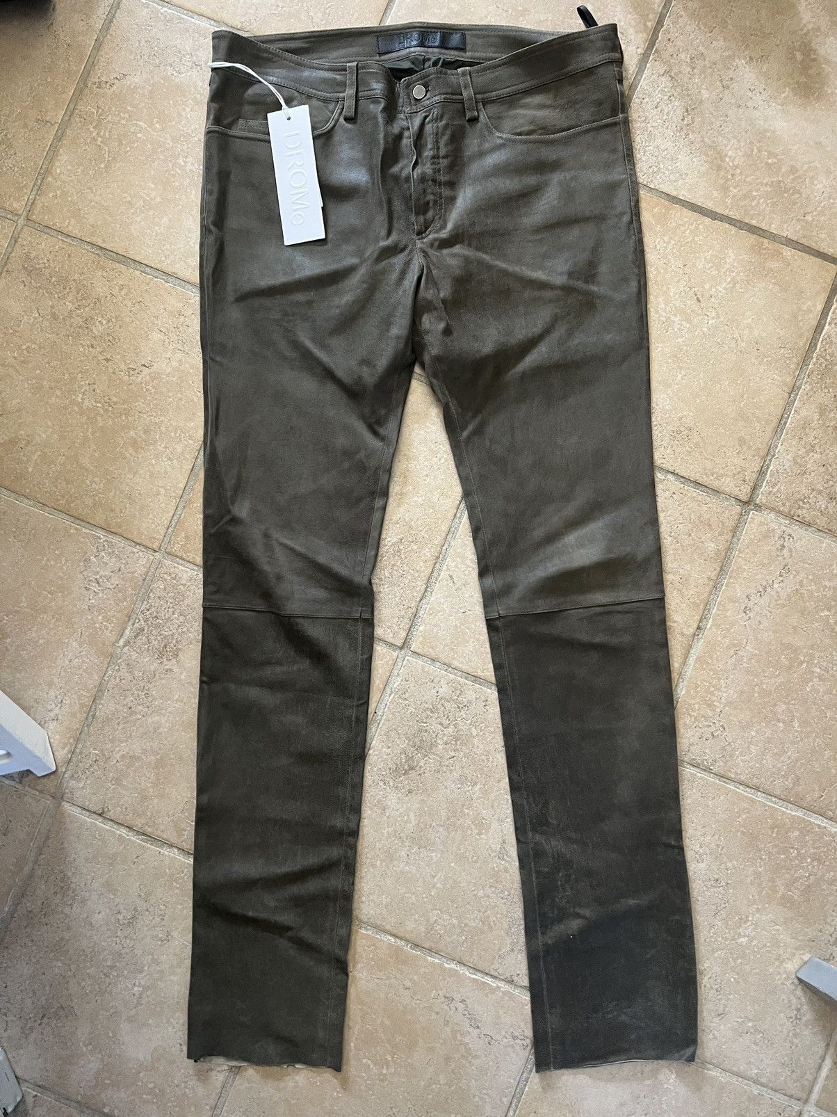 Drome real leather trousers, Italian size XXL Size US 40 / EU 56 - 1 Thumbnail