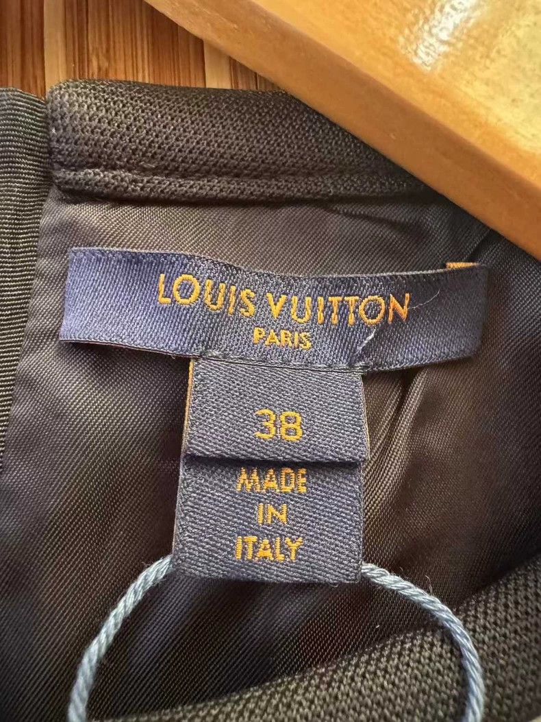 Louis Vuitton Louis Vuitton Grey frilly tweed dress Size XS / US 0-2 / IT 36-38 - 4 Thumbnail