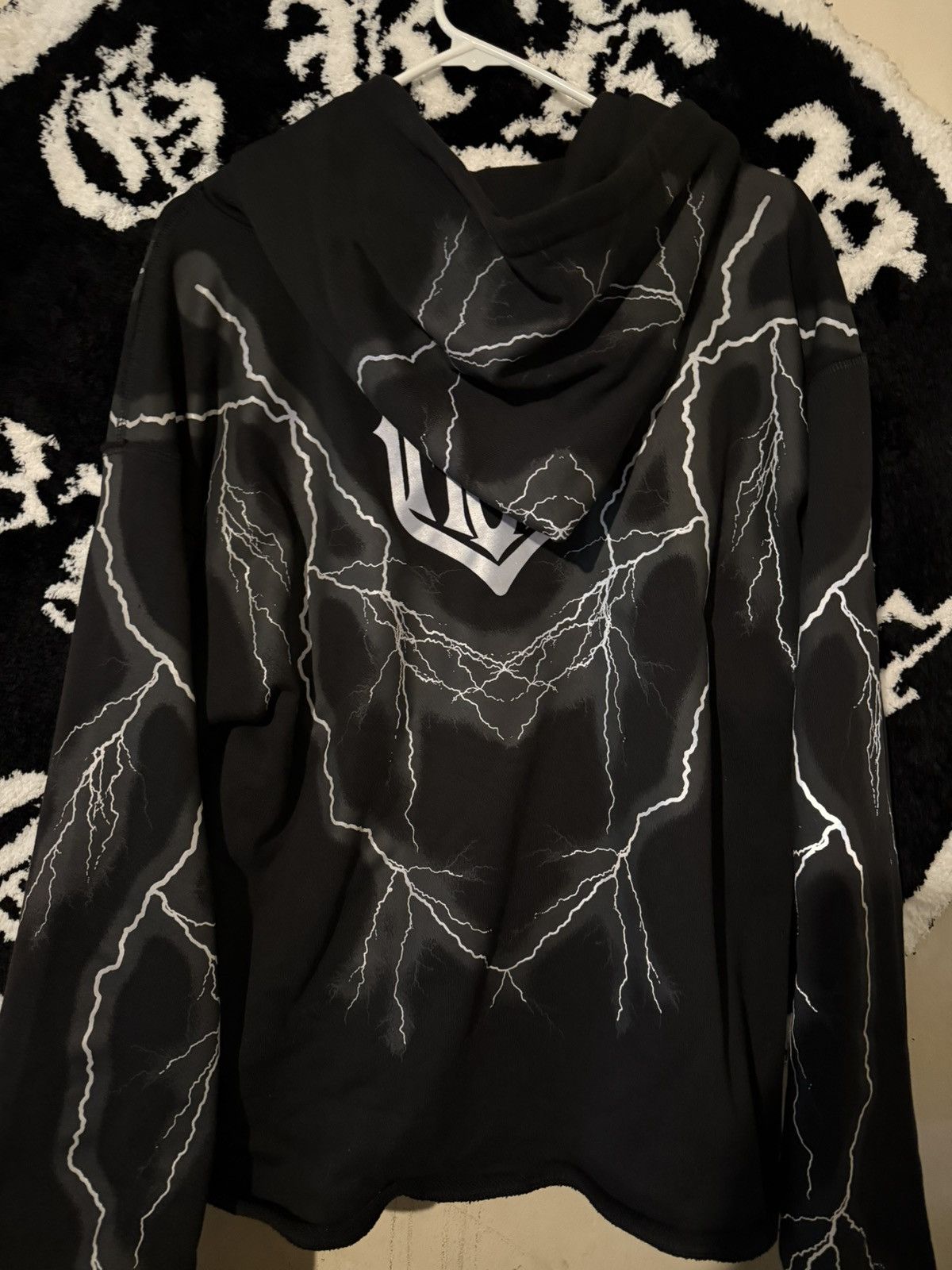 Missing Since Thursday MST black and white Lightning hoodie Size US M / EU 48-50 / 2 - 3 Thumbnail
