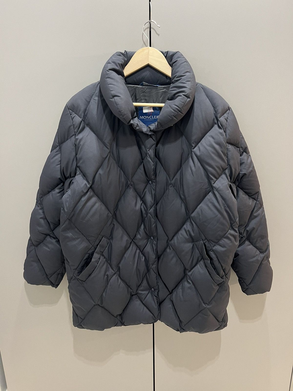 Moncler Moncler Grenoble Vintage 1980s Women Grey Down Jacket Size 1 Size M / US 6-8 / IT 42-44 - 1 Thumbnail