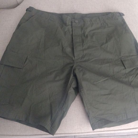 Military Atlanco Men's Cargo Shorts Military Army Adjustable Waist ...