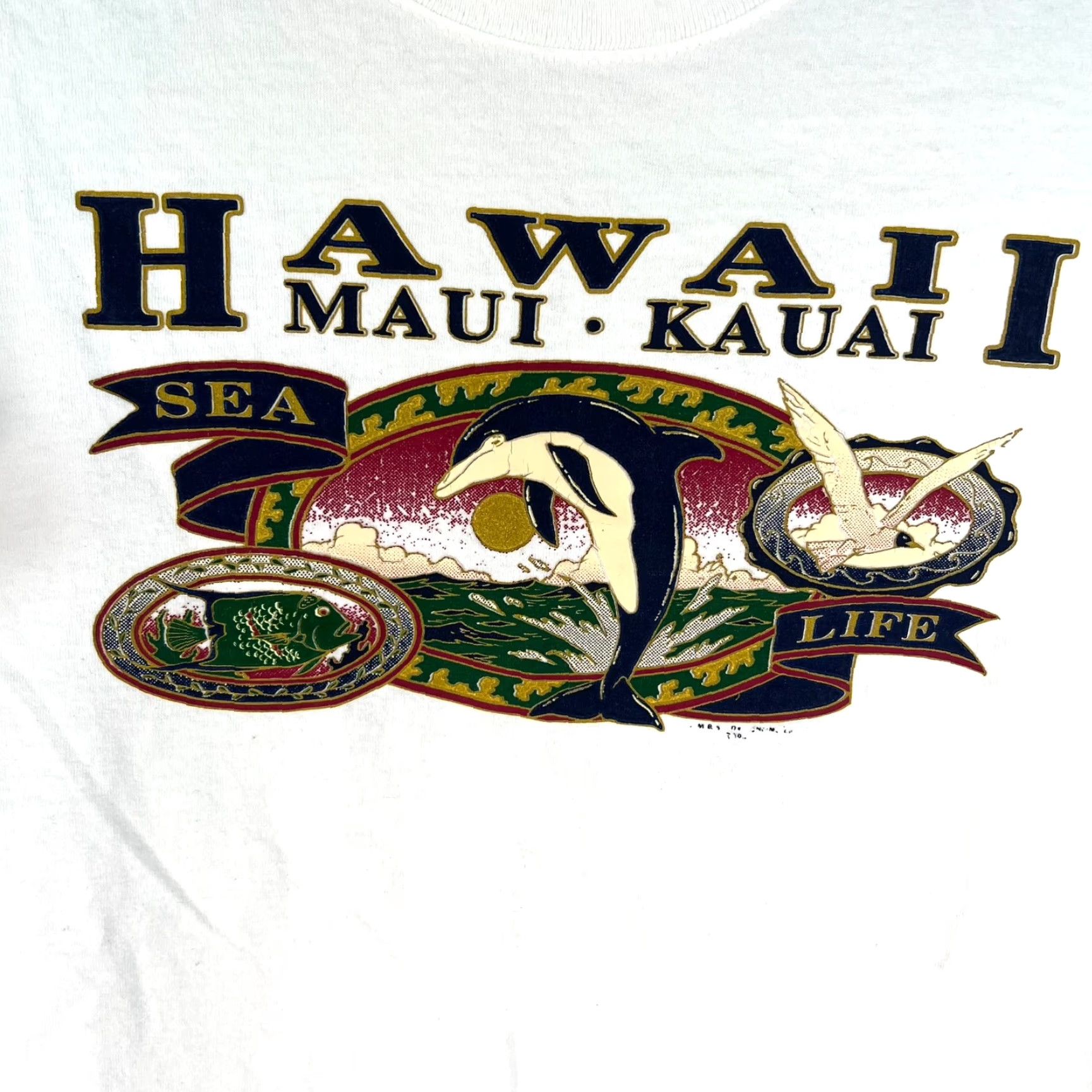 Vintage VINTAGE All Sport Hawaii Shirt Mens XL White Graphic Tee Distressed Travel 90s Mens XL White graphic tee USA seller Size US XL / EU 56 / 4 - 2 Thumbnail