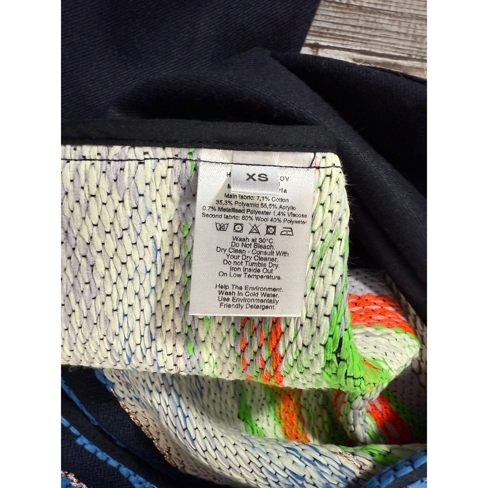 Henrik Vibskov HENRIK VIBSKOV 21aw wool blend embroidered hoodie sz XS colo Size US XS / EU 42 / 0 - 5 Thumbnail