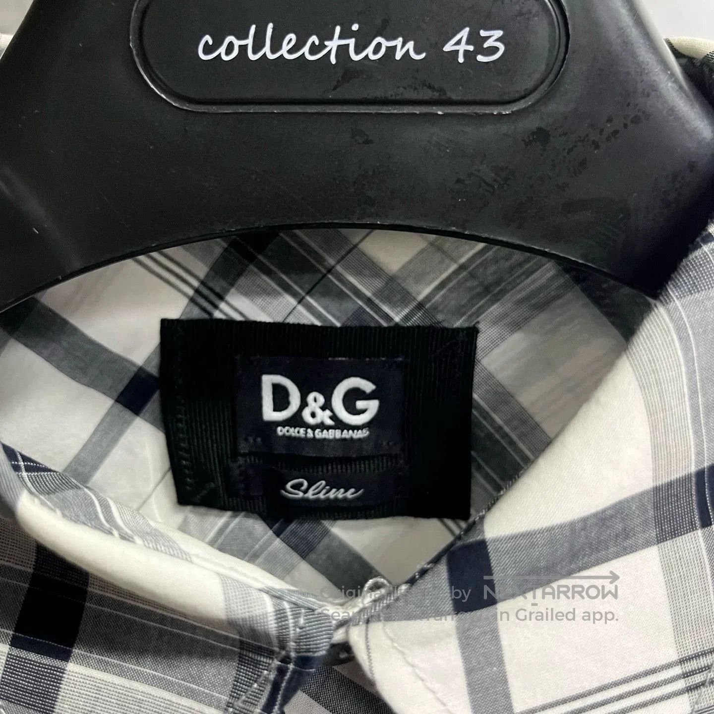 Dolce & Gabbana Dolce&Gabbana Check Lapel Casual Shirt. Size US M / EU 48-50 / 2 - 2 Thumbnail