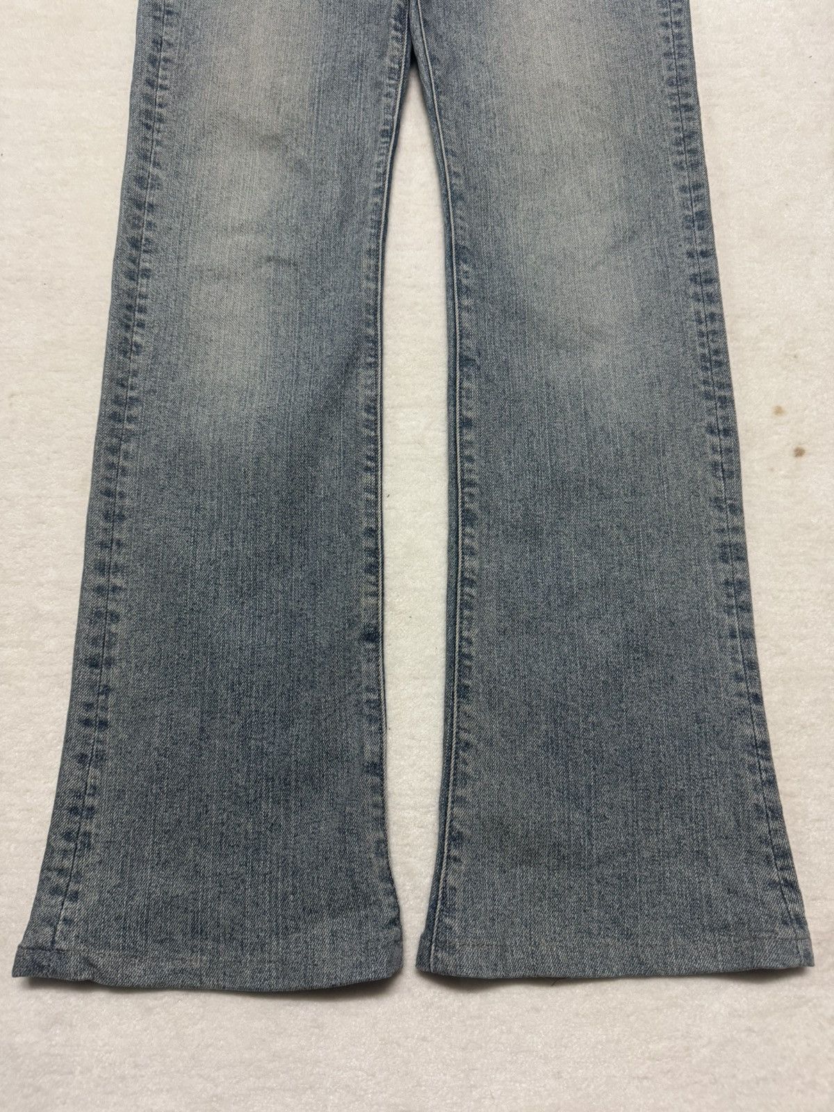 Japanese Brand VINTAGE 1990s JAPANESE FLARED WOLF MUDMAX WASHED INSANE Size US 29 - 2 Thumbnail