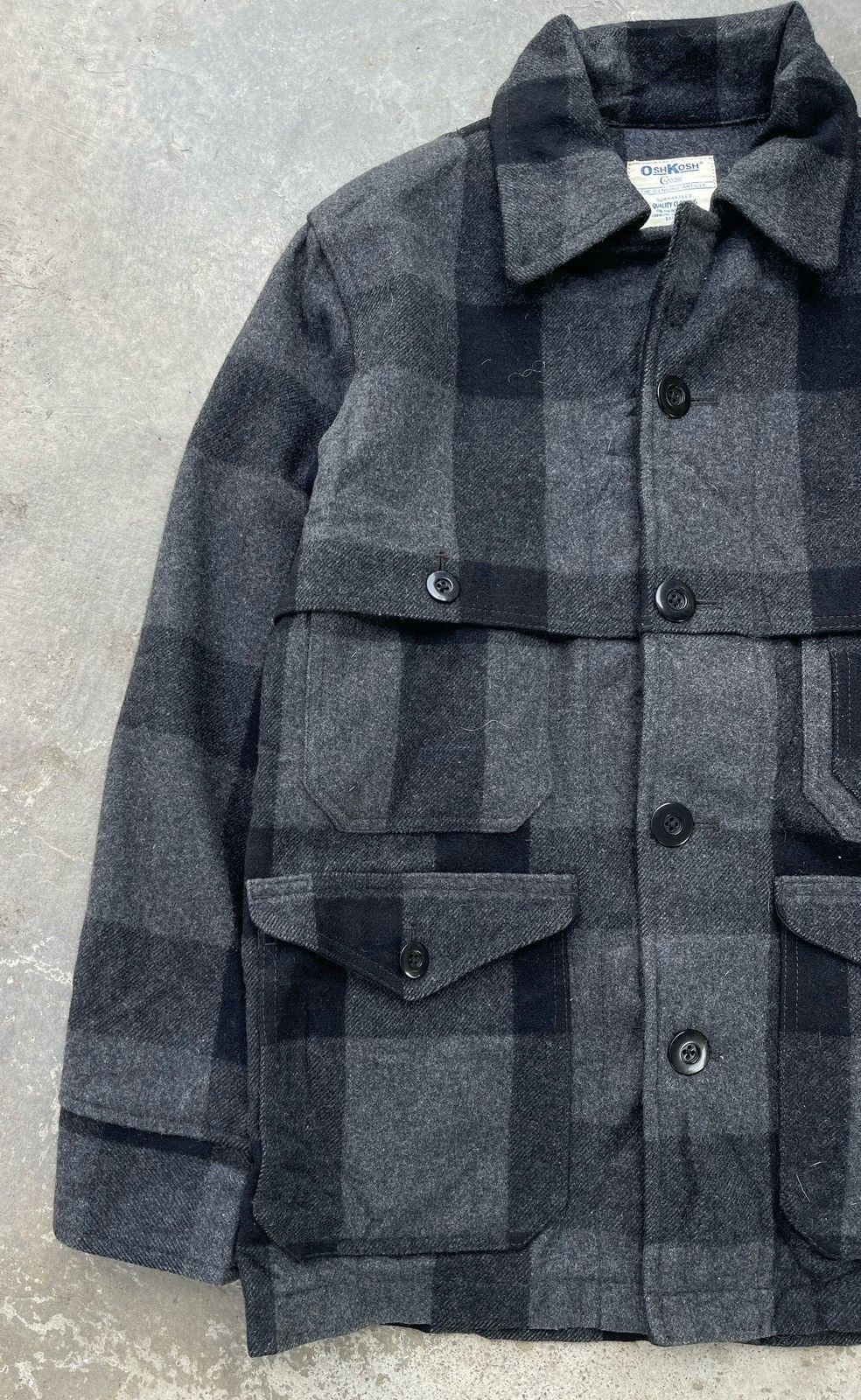 Oshkosh 🔥Vintage OshKosh Plaid Retro Jacket Size US L / EU 52-54 / 3 - 4 Thumbnail