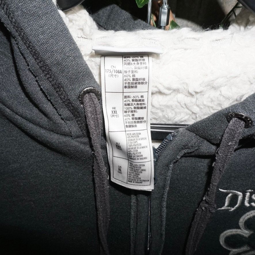 Disney XXL -Vintage Y2K Disneyland Mickey Mouse sherpa lined hoodie Size XXL / US 16-18 / IT 52-54 - 3 Thumbnail