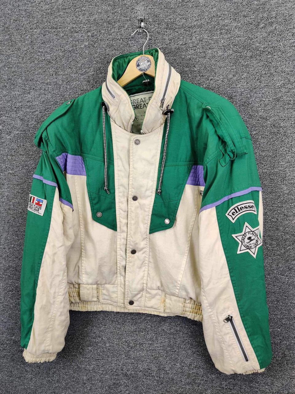 Ellesse Vintage Ellesse By Goldwin Ski Bomber Jacket Size US L / EU 52-54 / 3 - 2 Thumbnail