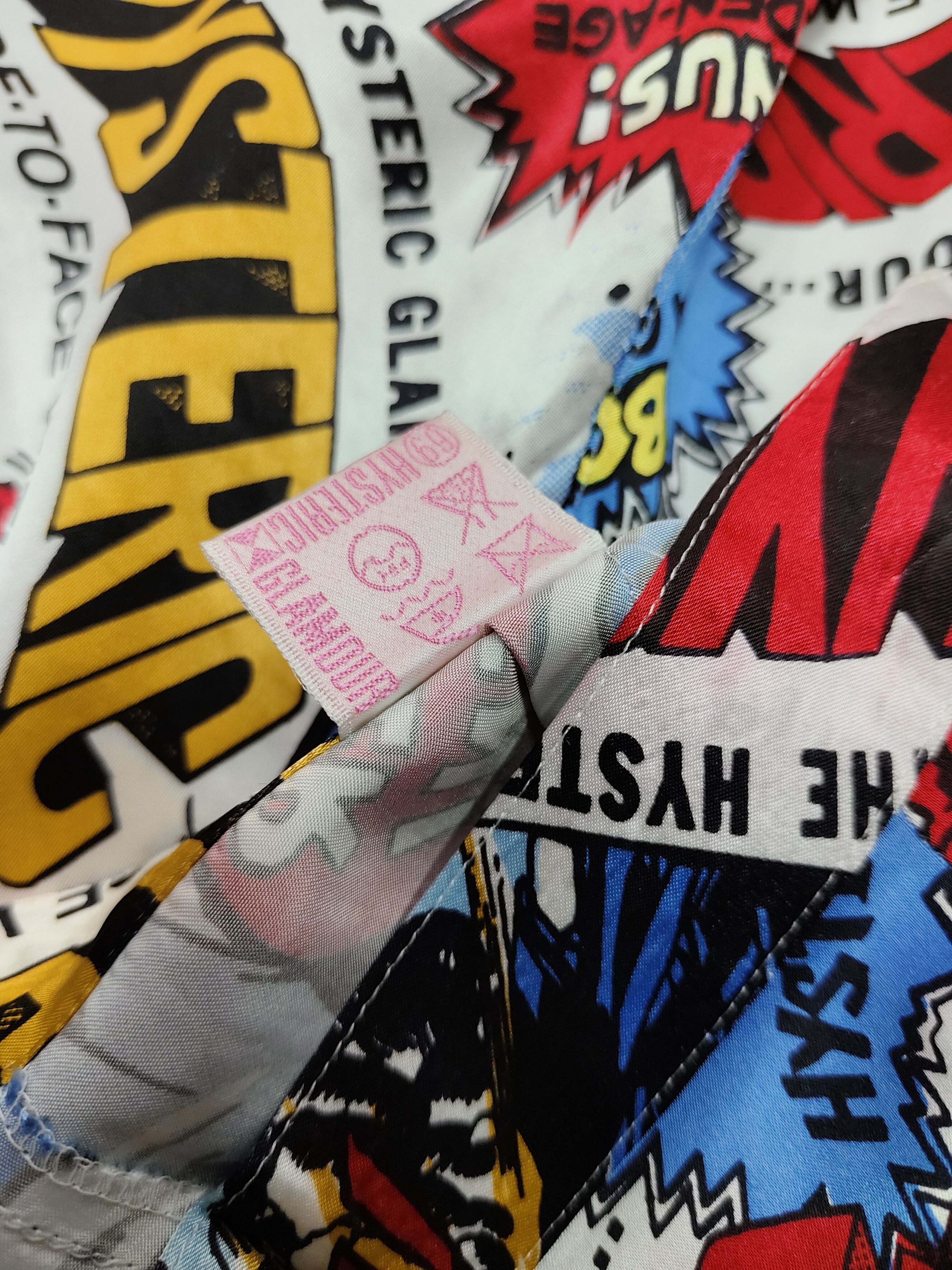 Hysteric Glamour 90s Hysteric Glamour💥 Archive Comics Group Silk Pants Size 28" / US 6 / IT 42 - 8 Thumbnail
