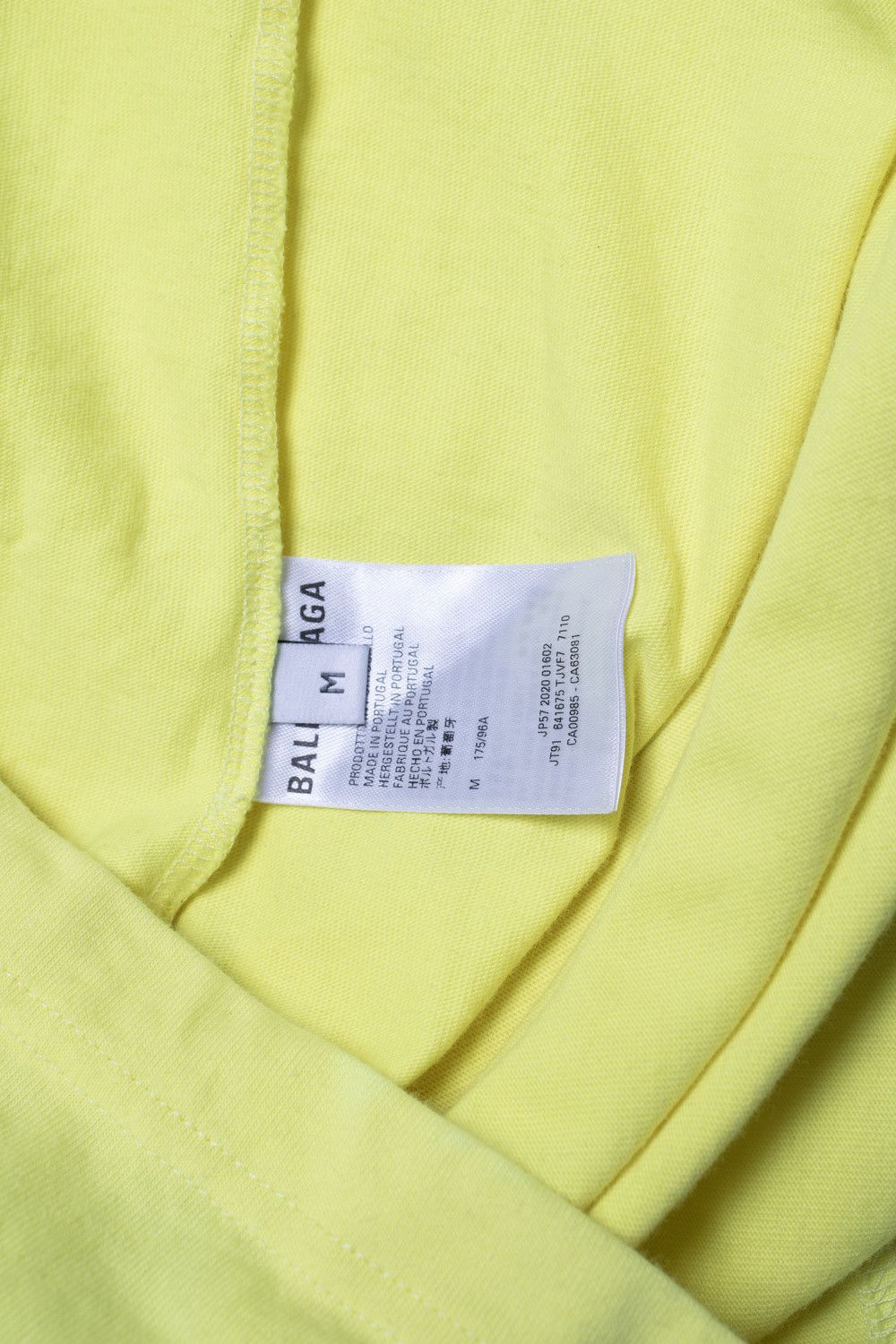 Balenciaga Balenciaga, yellow tshirt with logo Size US M / EU 48-50 / 2 - 7 Thumbnail