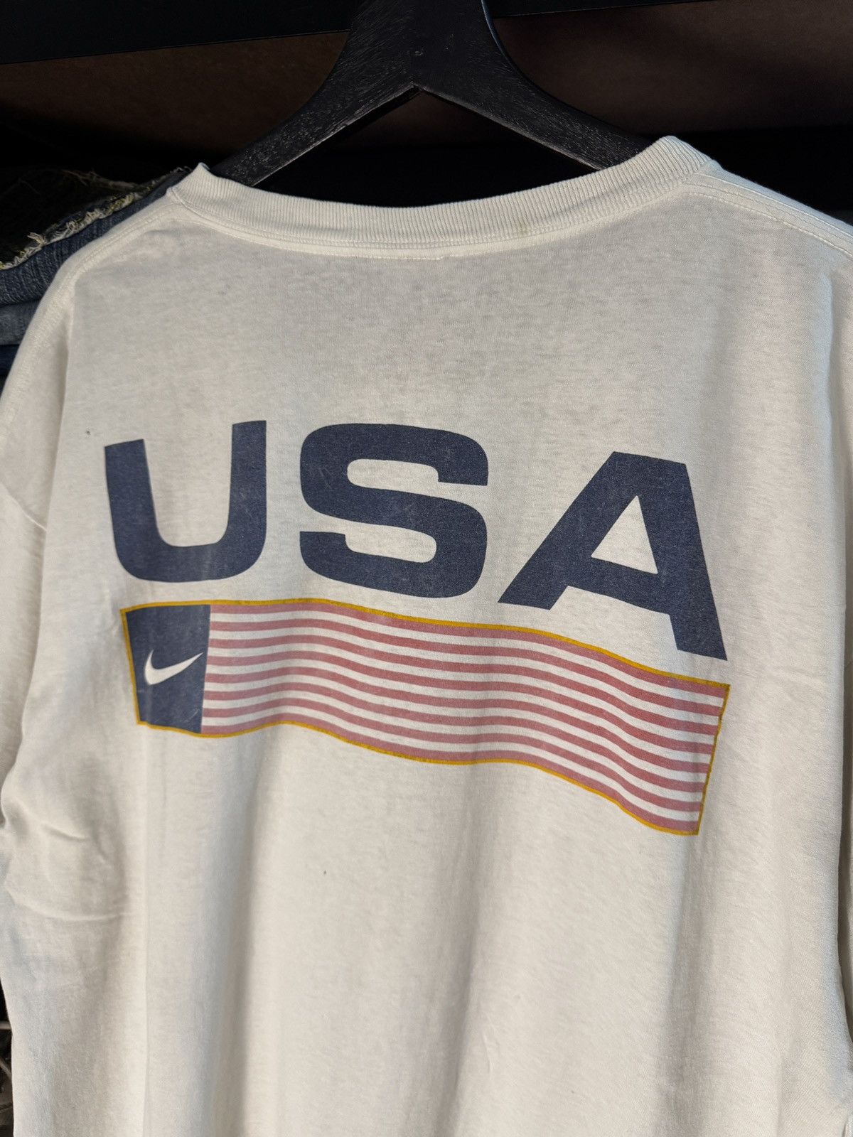Nike × Vintage VINTAGE NIKE USA FLAG TEAM 90S Size US L / EU 52-54 / 3 - 2 Thumbnail