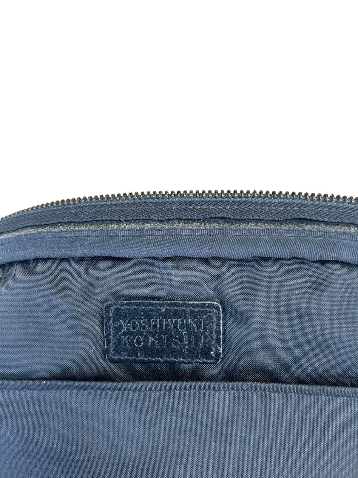 Leather × Yoshiyuki Konishi Vintage Yoshiyuki Konishi Crocodile Leather Clutch Bag Size ONE SIZE - 13 Thumbnail