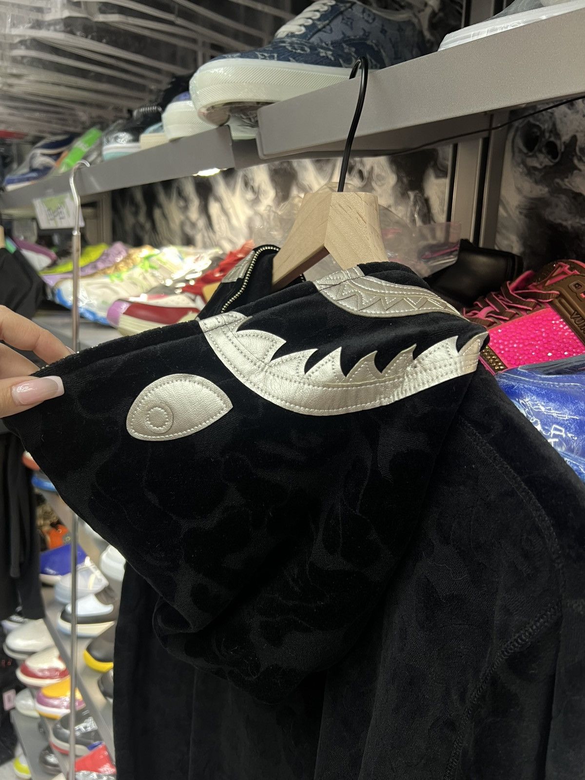 Bape Bape Shark Full Zip Hoodie Size US L / EU 52-54 / 3 - 7 Thumbnail
