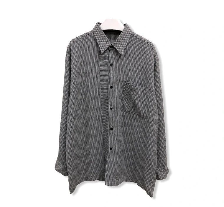image of Alpha D’Rapeau Striped Design Flannel Shirt, Men's (Size Large)