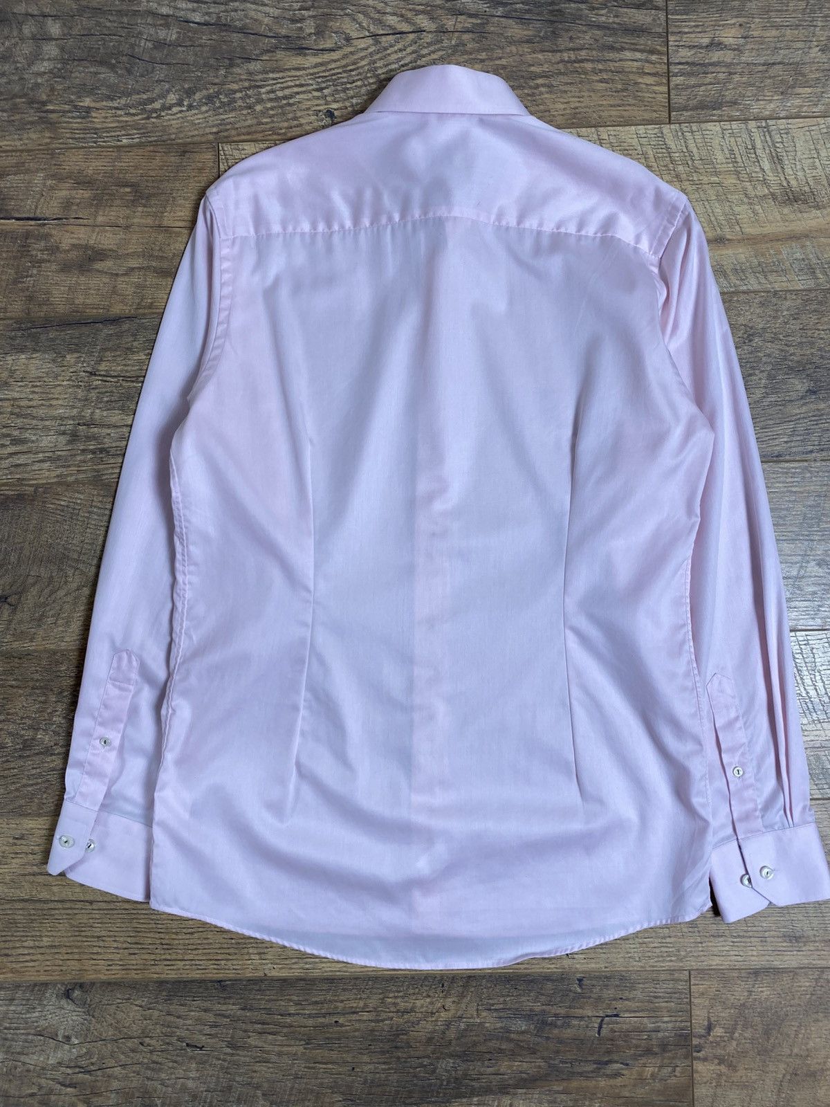 Etro Eton Contemporary Fit Pink Shirt - Floral Contrast Details Size US M / EU 48-50 / 2 - 5 Thumbnail