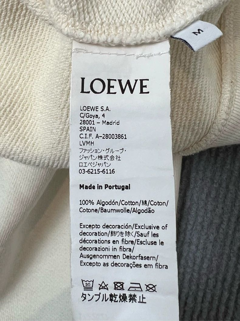 Loewe LOEWE White embroidered tassel hoodie Size M / US 6-8 / IT 42-44 - 4 Thumbnail