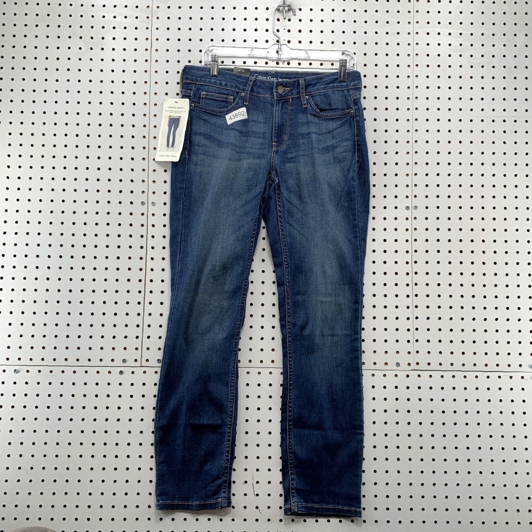 Calvin Klein NEW Calvin Klein Denim Jeans Womens Size 6X30 Ultimate Skinny Low Rise NWT Size 28" / US 6 / IT 42 - 2 Thumbnail