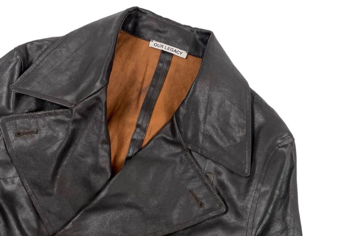 Our Legacy Our Legacy size46 Oil and wax double row collar jacket Size US S / EU 44-46 / 1 - 3 Thumbnail
