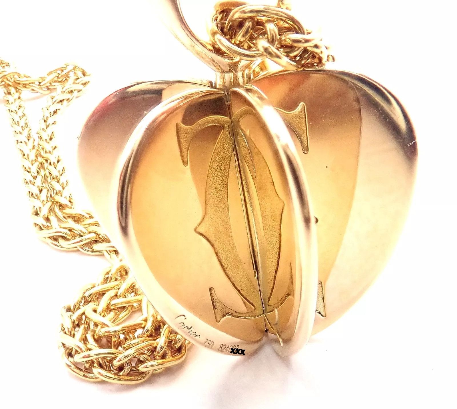 Cartier Authentic! Cartier 18k Yellow Gold Double Chain Necklace Size ONE SIZE - 7 Thumbnail