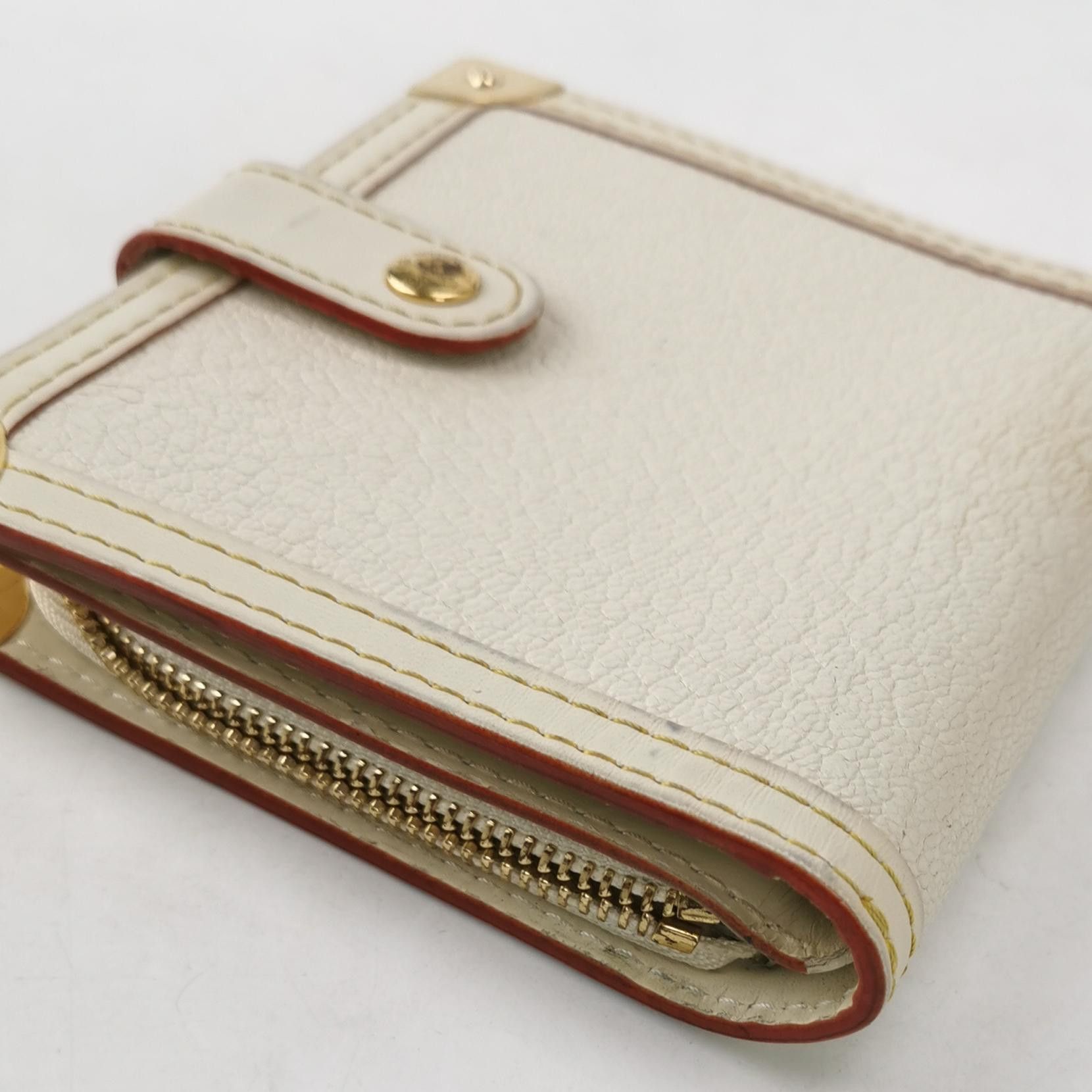 Louis Vuitton Louis Vuitton (LV) Lambskin Simple Gold Edge Wallet -y2506 Size ONE SIZE - 5 Thumbnail