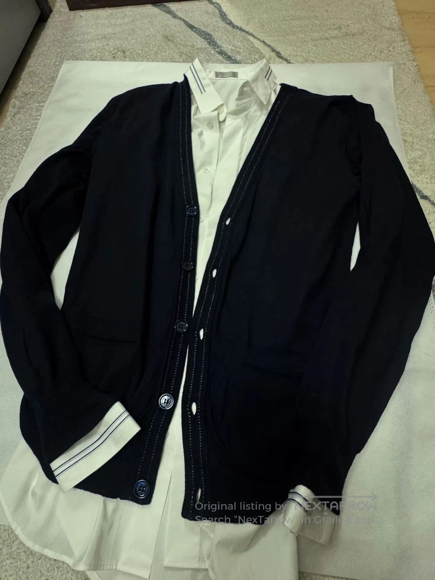 Dior Diorhomme Cardigan & Shirt Set. Size US M / EU 48-50 / 2 - 1 Thumbnail