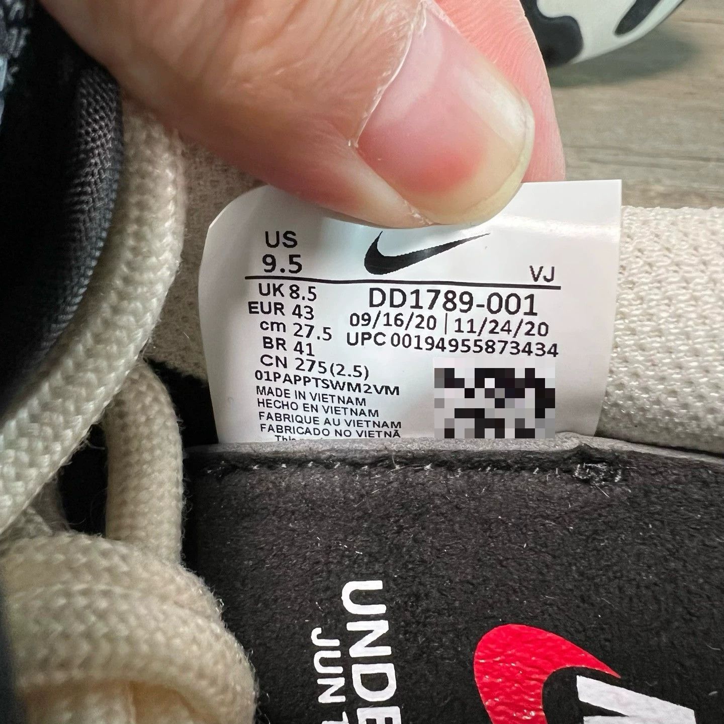 Nike Undercover x Nike Overbreak "Black White Rose" 43 Size US 9.5 / EU 42-43 - 7 Thumbnail