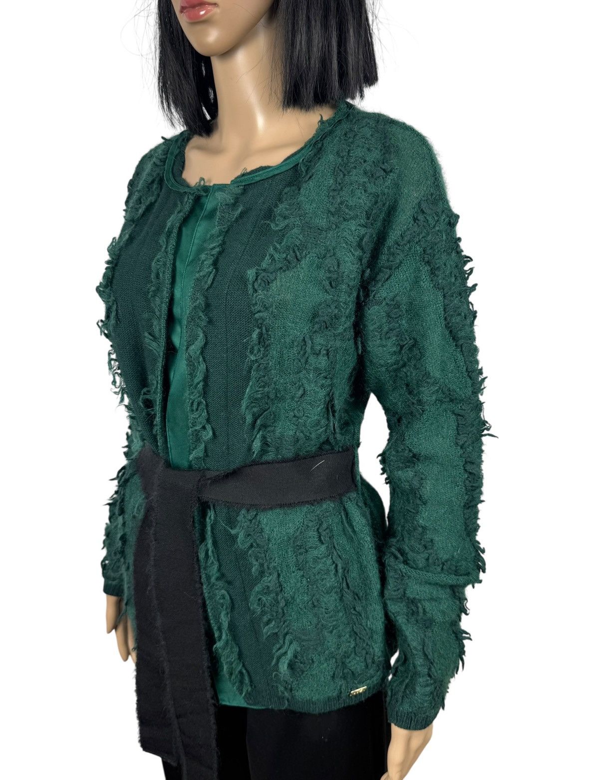 Iceberg Iceberg Lana Wool Mohair Cardigan Belted Embroidery size M Size M / US 6-8 / IT 42-44 - 5 Thumbnail