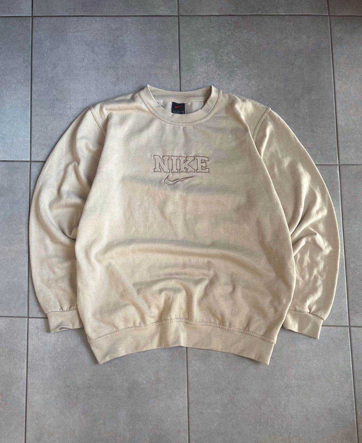 Nike Nike Vintage Peach Patch Logo Sweatshirt Size US M / EU 48-50 / 2 - 1 Thumbnail