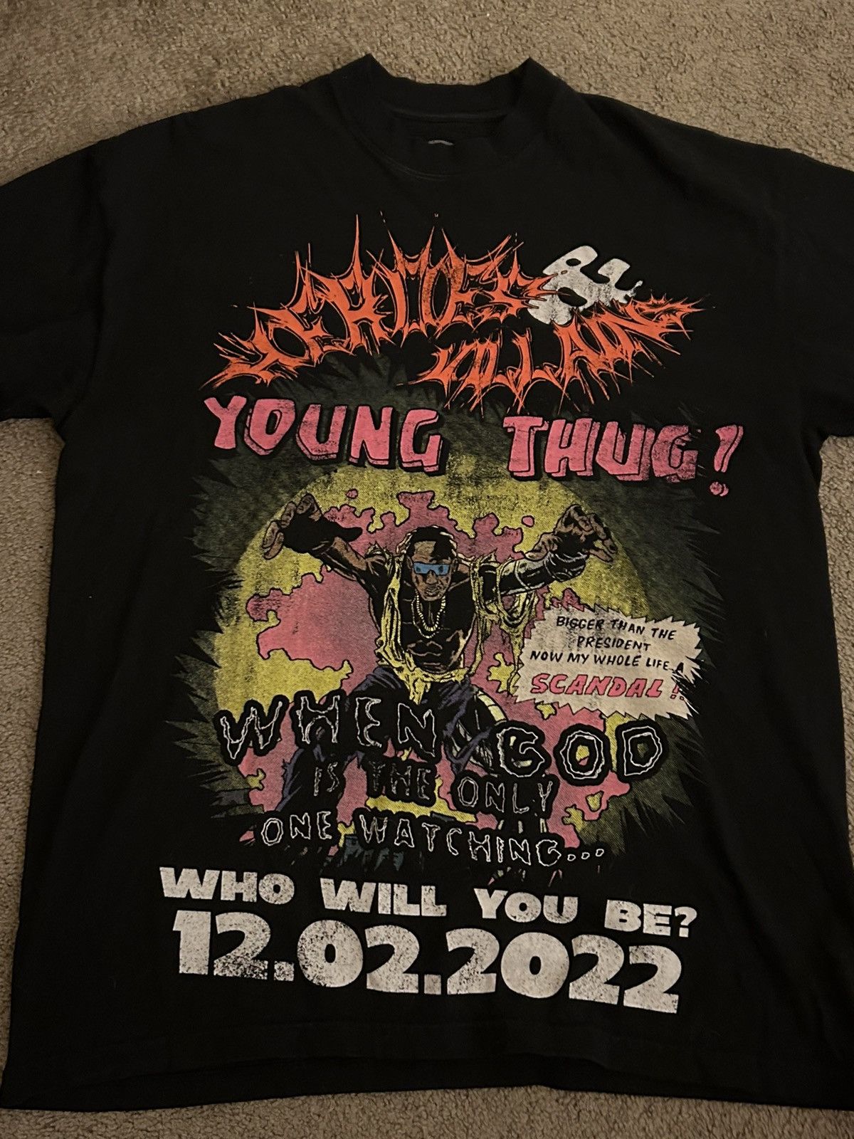 Metro Boomin Young Thug Metro Boomin Heroes & Villains Tee Shirt 