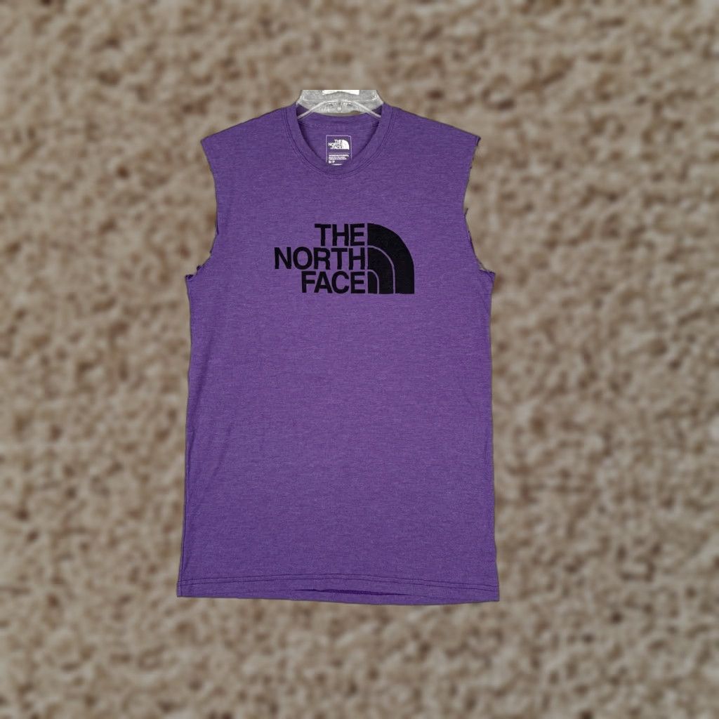 The North Face The North Face Women’s Tank Top Small Purple Cotton Crew Neck Casual Outdoor Size S / US 4 / IT 40 - 1 Thumbnail