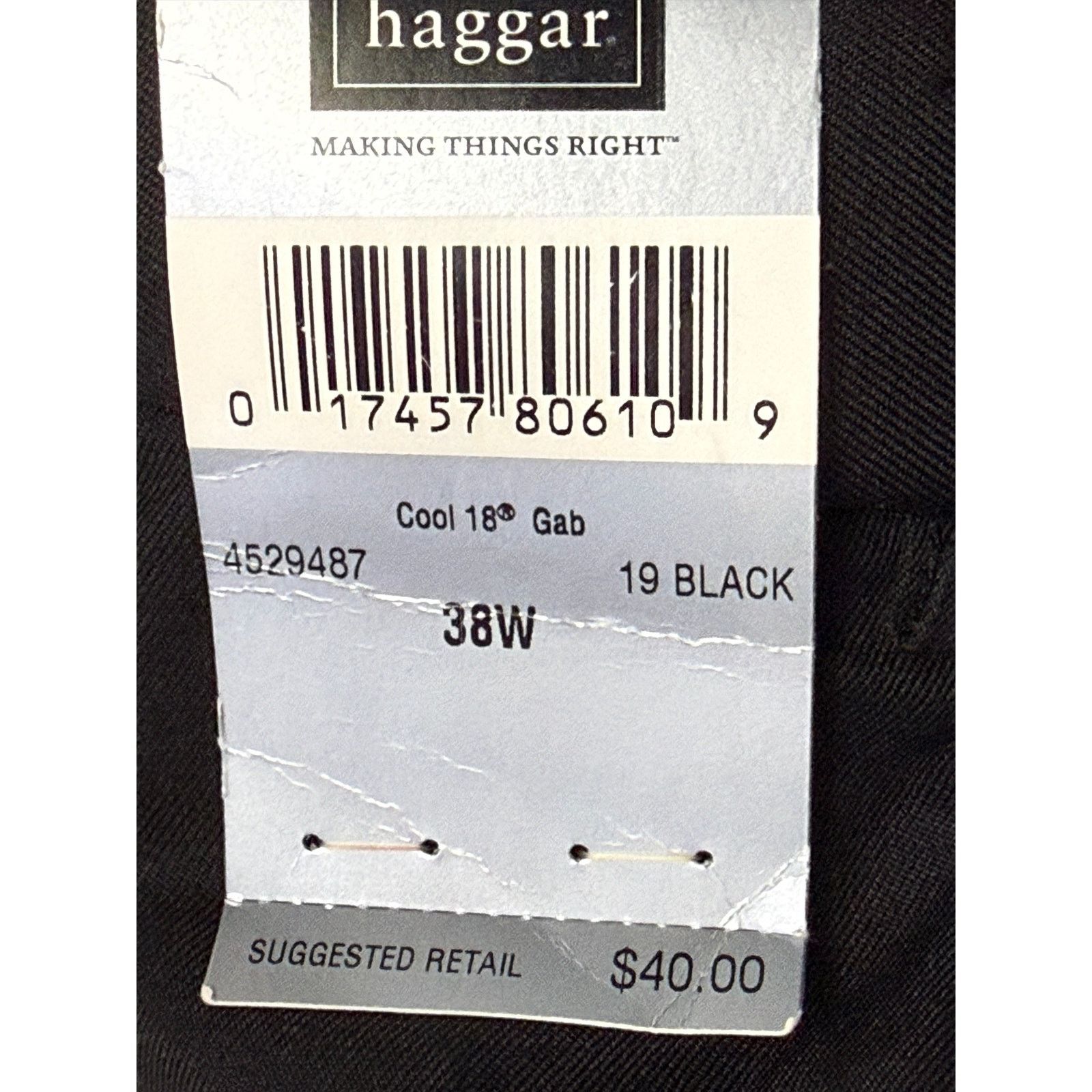 Haggar Haggar Cool 18 Pleated Performance Shorts 38 9.5” Inseam NWT Size US 38 / EU 54 - 3 Thumbnail