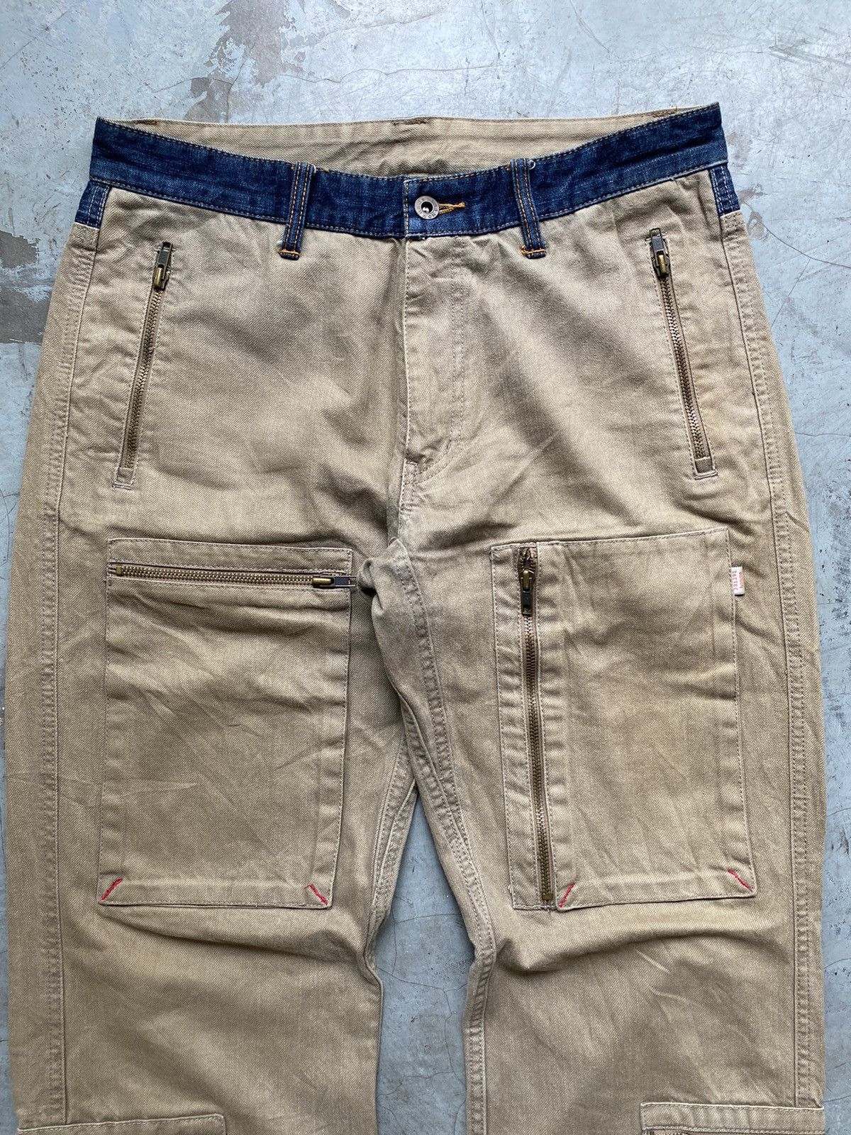 If Six Was Nine 2000s 291285 Homme Multipocket Cargo Pants Size US 32 / EU 48 - 2 Thumbnail