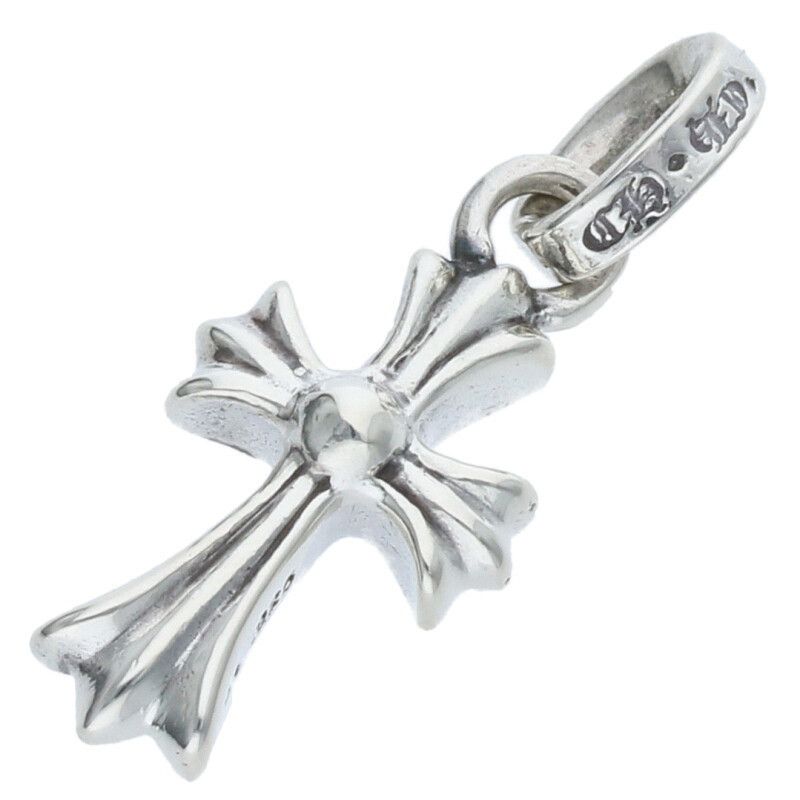 Chrome Hearts Chrome Hearts Pave Sapphire Baby Fat Cross Size ONE SIZE - 2 Thumbnail