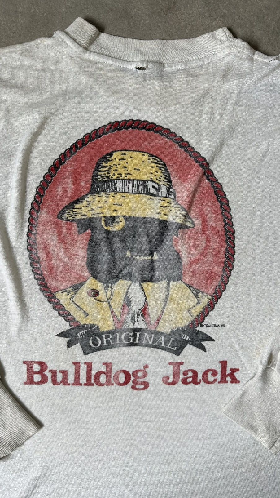 Vintage VINTAGE 80S BULLDOG JACK LONG SLEEVE TEE Size US M / EU 48-50 / 2 - 5 Thumbnail